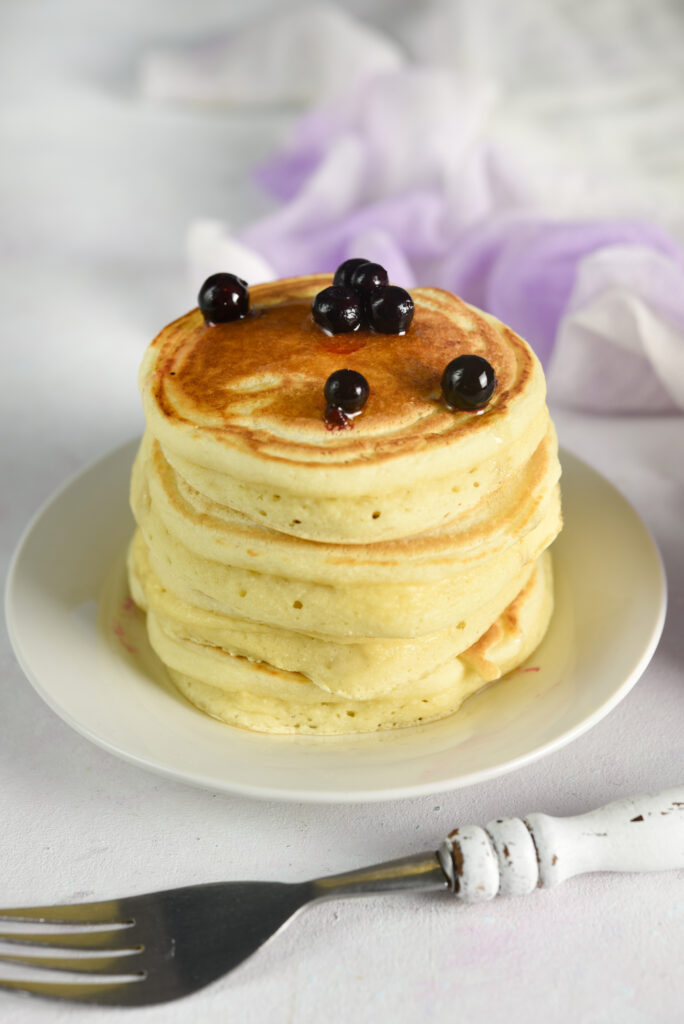 Fluffy pancakes with no butter
