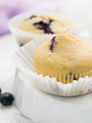 Blueberry muffins no milk