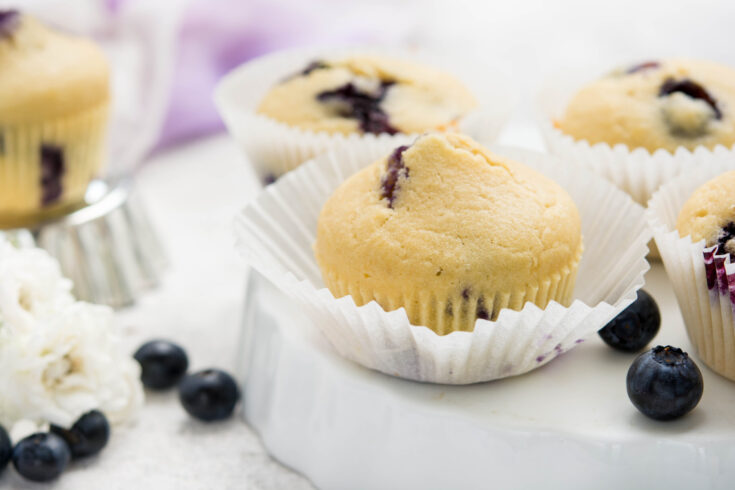 Blueberry muffins no milk